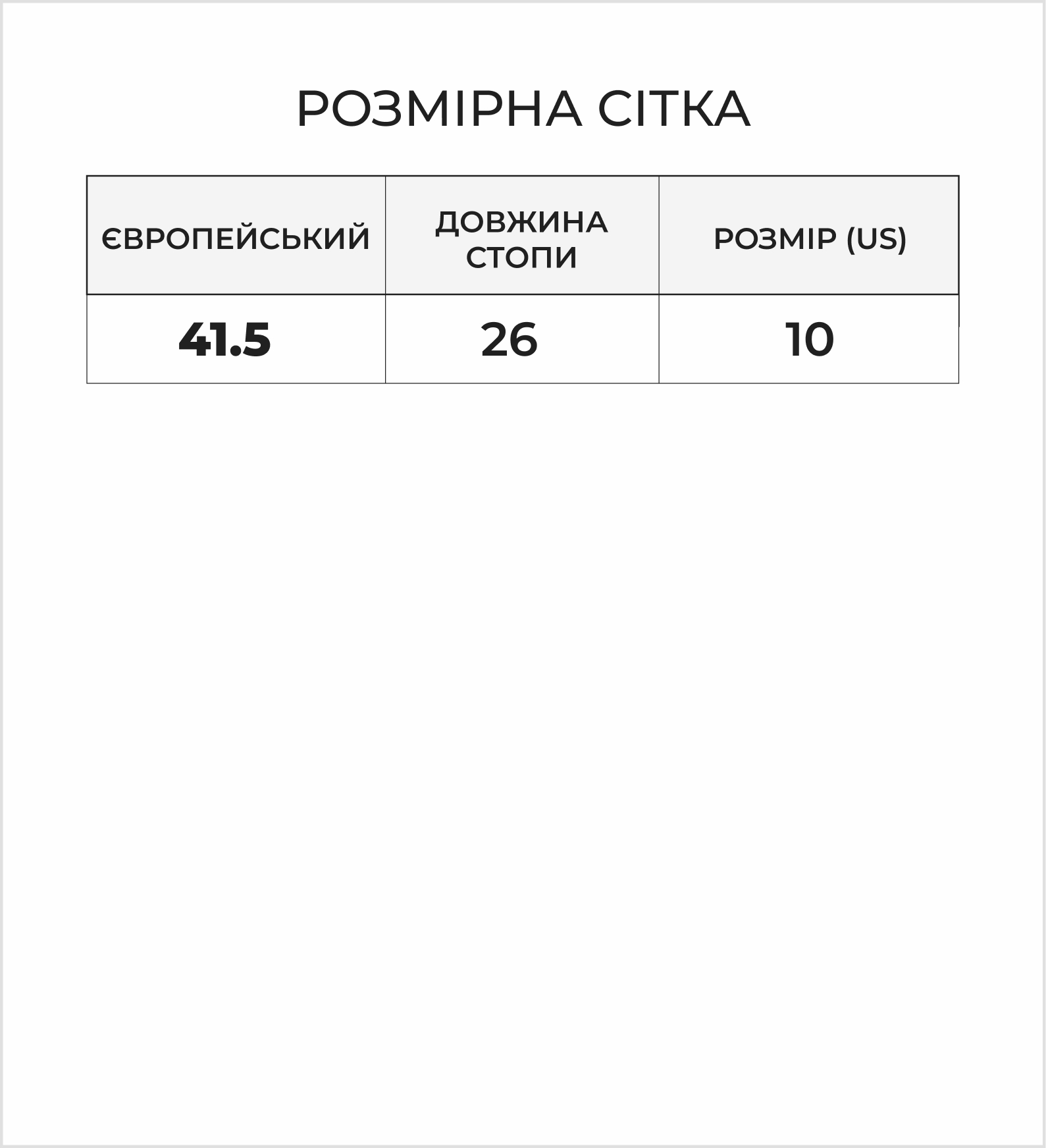 Розмірна сітка
